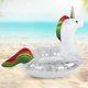 thumbnail image 4 of Bouée de sauvetage en PVC pour adulte, grande bouée de sauvetage, jouet aquatique avec paillettes transparentes, motif Licorne (90 cm), 4 of 4