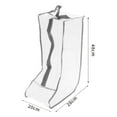 thumbnail image 4 of Unique Bargains 1 Pc Long Boots Shoes Dust Cover Dustproof Shoes Dust Protection Bag White Gray, 4 of 5