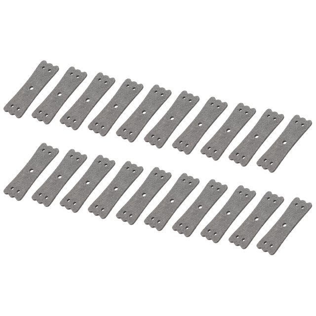 LAFGUR Catapult Pouches,20PCS High Fiber Slingshot Pouches 5‑Hole