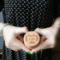 thumbnail image 3 of Rustic Wedding Wood Ring Box Holder Jewelry Customized Bearer Box (JM01536), 3 of 6