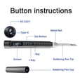 thumbnail image 4 of Suministro de Soldador Portátil Modo de Potencia Dual 65W 150 Grados Celsius A 450 Grados Celsius Control de Temperatura Inteligente Hierro Soldado Con Ergonímico, 4 of 7