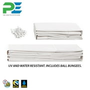 King Canopy Side Wall Kit 108 x 20 x 0 White Carport