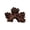 Dark Brown, variant on SmartBy Hair Claw Maple Leaf Shape Back Head Hair Clip Anti-slip Teeth Shower Shark Hair Claw Versatile Use Hair Accessory