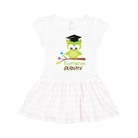

Inktastic Kindergarten Graduate Owl Gift Toddler Girl Dress