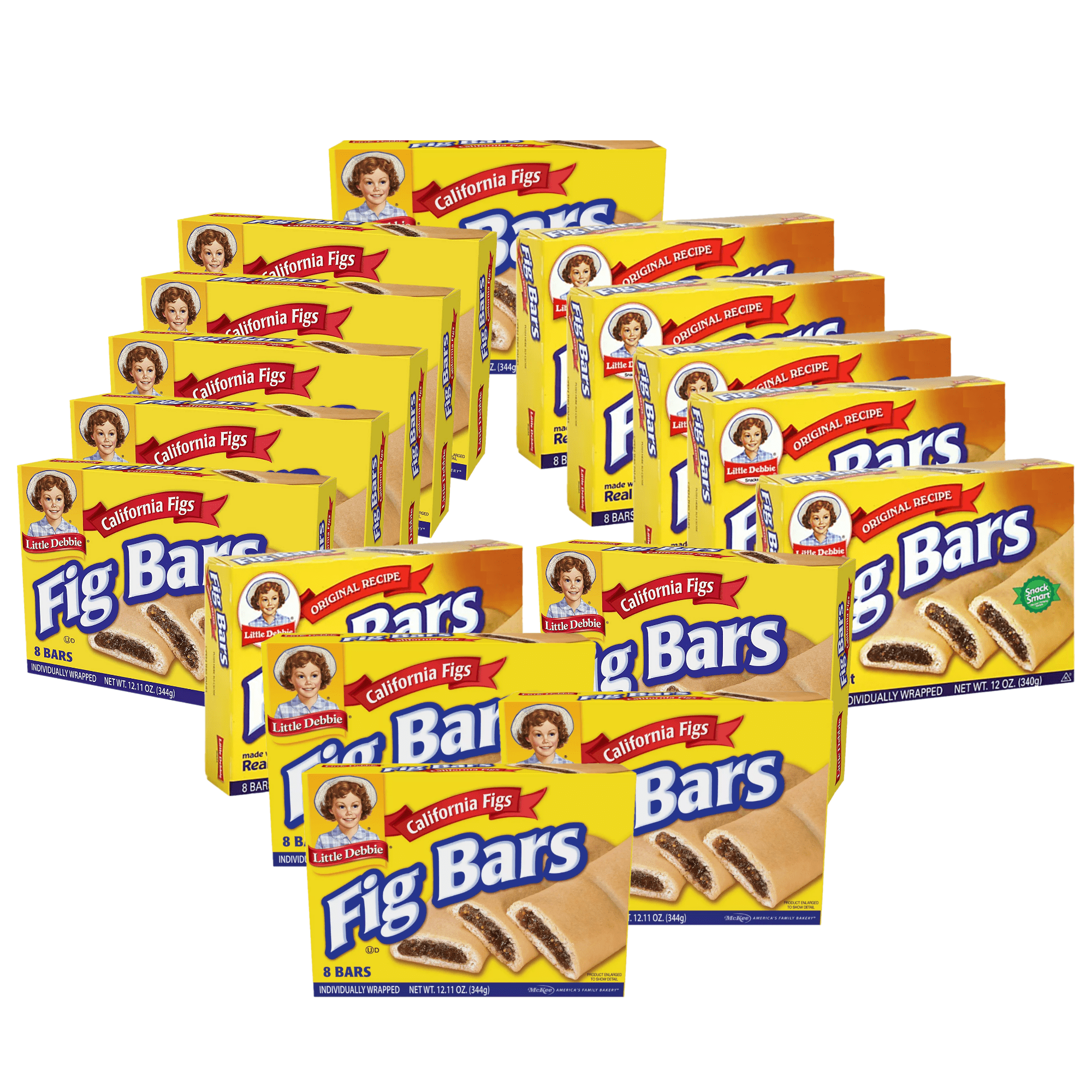 Little Debbie Fig Bars 12 Oz (16 Boxes)