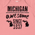 thumbnail image 4 of Inktastic Michigan Awesome Since 1837 Boys or Girls Baby Bodysuit, 4 of 5
