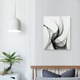 thumbnail image 3 of JEUXUS Black and White Abstract Line Art Canvas Print Painting Modern Wall Decor Artwork, 3 of 4