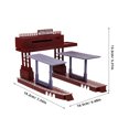 thumbnail image 2 of GOOHOCHY Accesorio de modelo de plataforma para simulación de estación de tren para escenas de vías de tren DIY, 2 of 7