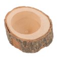 thumbnail image 2 of Miangastore 1Pcs Small Animal Food Bowl Round Shape Brown Color 6.00X6.00X2.50cm, 2 of 8