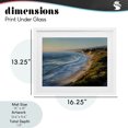 thumbnail image 4 of Stupell Industries Tropical Rounded Coastline View White Framed Print Under Glass, 16 x 13, by Franklyn Gregory, 4 of 8
