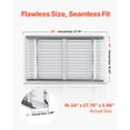 thumbnail image 4 of KFFKFF 16 x 28 x 4 Furnace Filter, MERV 13 HVAC Ac Filters,12-Month Electrostatic Pleated Air Conditioner Filters, 2-Pack (Actual Size: 16.34 x 27.76 x 3.98 Inch), 4 of 9