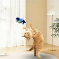 thumbnail image 3 of Interactive Electronic Bird Chirping Cat Toy with Teaser Stick for Indoor Play and Exercise, 3 of 3