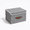 Grey-S/(1 Pack), variant on Grey S/(1 Pack) Collapsible Storage Box with Lid, 10.28 x 8.43 x 1.10 in