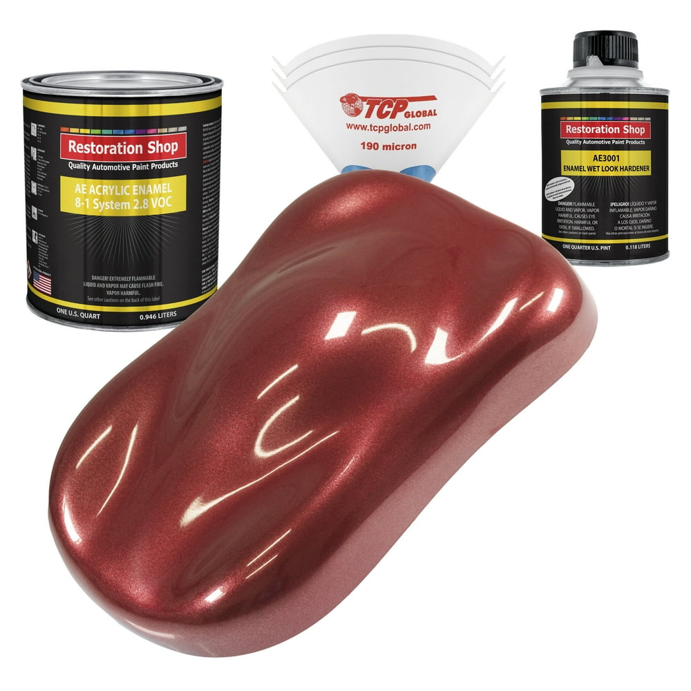 Restoration Shop - Firemist Red Acrylic Enamel Auto Paint - Complete ...