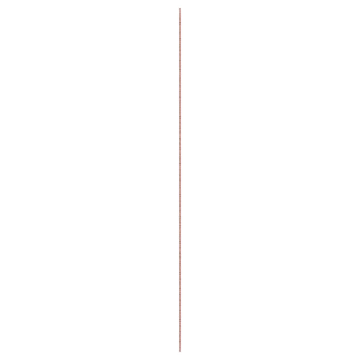 Ekena Millwork 47"H x 1/8"T Pontiac Adjustable Acrylic Decorative Slat Wall Panel Kit, Rose Gold Mirror (contains 16 Slats + 1 Straight Edge Starter Slat)