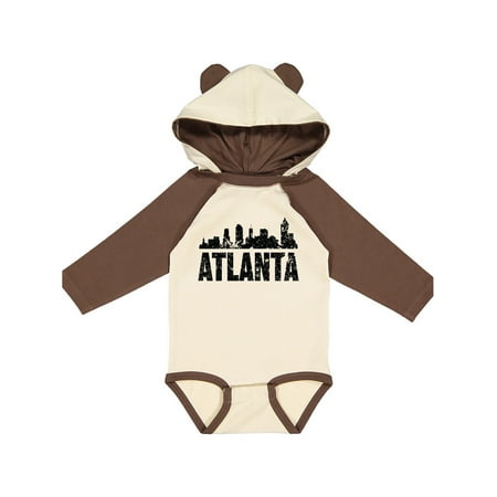 

Inktastic Atlanta Skyline Grunge Gift Baby Boy or Baby Girl Long Sleeve Bodysuit