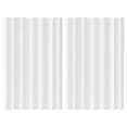 thumbnail image 1 of Doublure de Rideau de Douche Transparente, Rideaux de Douche pour Salle de Bain, Rideau de Douche Blanc, Rideau de Douche en Tissu Transparent avec Doublure, Comprend des Poids Magnétiques et des Anneaux Fendus Chromés, 70,87 X 70,87 Pouces, 1 of 8