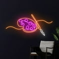 thumbnail image 3 of Handmadetneonsign Art Gallery Led Sign, Palette Neon Light, Paintbrush Neon Sign, Studio Led Light, 3 of 5