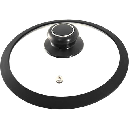 Frieling Hybrid Stainless/Nonstick Cookware Tempered Glass Lid - 12.5-Inch Silver Wok or Pot Cover