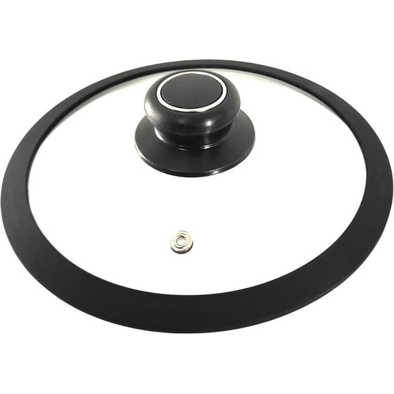 Frieling Hybrid Stainless/Nonstick Cookware Tempered Glass Lid - 12.5-Inch Silver Wok or Pot Cover