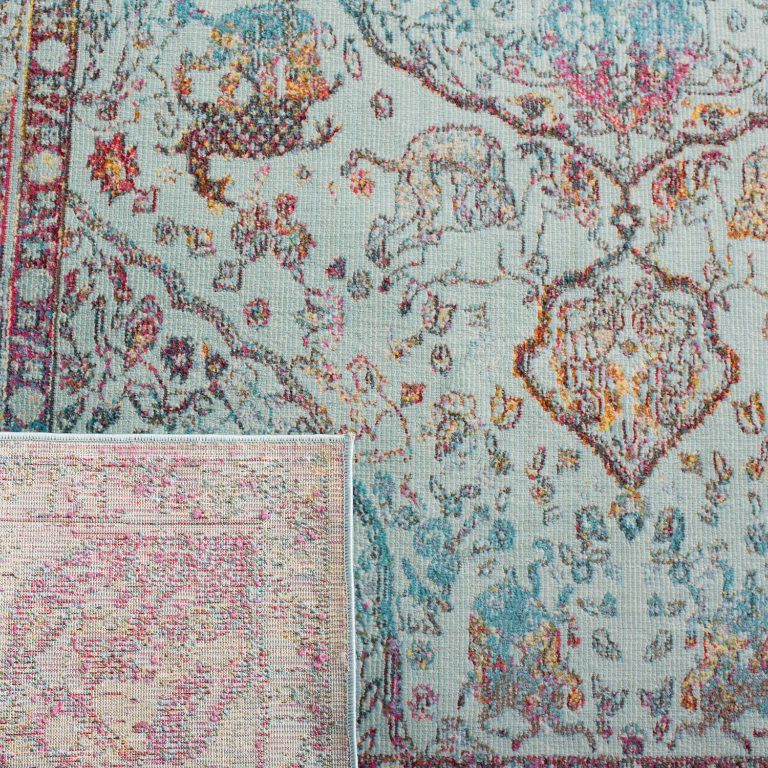 SAFAVIEH Luxor Jenny Floral Bordered Area Rug