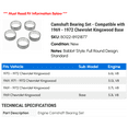 thumbnail image 2 of Camshaft Bearing Set - Compatible with 1969 - 1972 Chevy Kingswood Base 1970 1971, 2 of 2