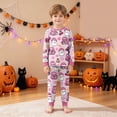 thumbnail image 5 of CAUYDY Girls Boys Halloween Pajamas 2 Piece Graphic Long Sleeve Long Pants Pajama Set Kids Cute Pj Soft Holiday Sleepwear,4-5 Y, 5 of 9