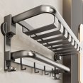 thumbnail image 6 of Stylish Adhesive Towel Rack Without Drilling Required Home Organization, 6 of 20