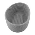 thumbnail image 2 of Cotton Rope Woven Storage Basket Clothes Storage Frame Desktop Storage Basket, 2 of 10