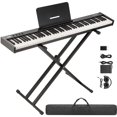 thumbnail image 1 of QinaQin 88-Key Full-Size Semi-Weighted Electronic Keyboard Piano Set, Portable Digital Piano, 1 of 9