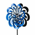 thumbnail image 4 of Teamson Home Outdoor Solar Kinetic Windmill Spinner, Blue, 4 of 5