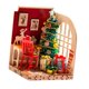thumbnail image 4 of Miniatura DIY de Madera BLESIY Rompecabezas de Construcción 3D Casa de Muñecas Artesanal Estilo A, 4 of 8