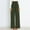 Army Green, variant on Sakmal Pleated Pants Women Wide Leg Work Drawstring Trousers High Waisted Solid Full Length Green Pants with Pockets