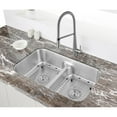 thumbnail image 5 of Ruvati 32-inch Low-Divide 50/50 Double Bowl Undermount 16 Gauge Kitchen Sink, 5 of 13