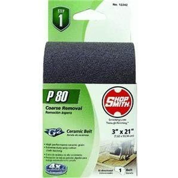 Shopsmith Sandpaper W 3 " 21 " 0grit, Grit8