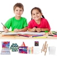 thumbnail image 2 of TFixol39Pcs Kids Art Drawing Set 24 Vibrant Colors Acrylic Paint with 6 Brushes/Paint Palette/Easel/Painting Smock Color Mixing Chart for Kids/Teens/Beginners, 2 of 7