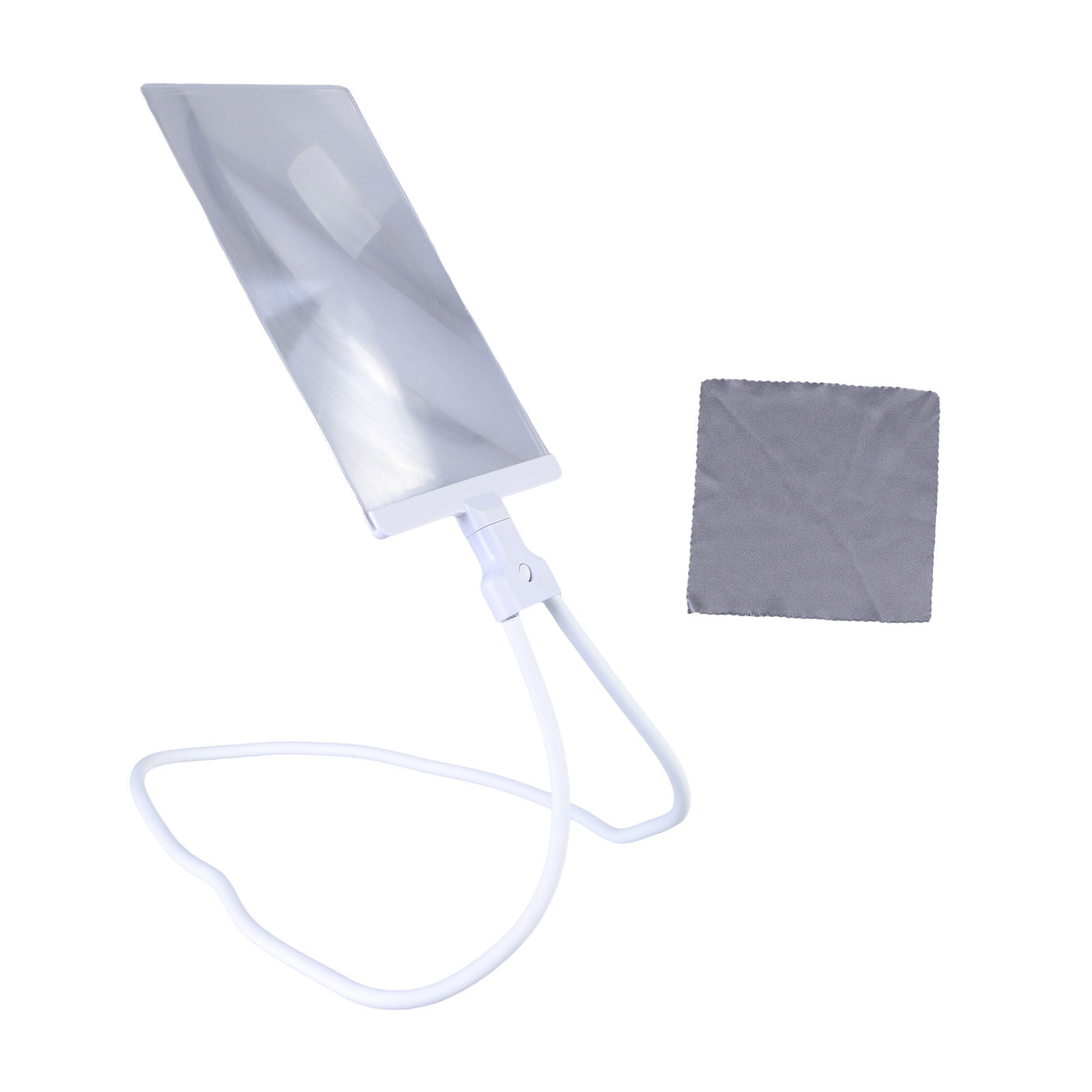 Neck Magnifier Glasses with Flexible Gooseneck for Reading Crafting Jewelry Inspection Sewing Books Newspapers