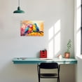 thumbnail image 3 of ZHONGYUTONG Bird Canvas Wall Art Abstract Animal Canvas Colorful Birds on Branch Pictures Graffiti Birds Painting Bedroom Decor Framed (12.00" x 18.00"), 3 of 5