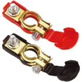thumbnail image 4 of 2 pares de abrazaderas de terminal de cable de batería de automóvil, conectores de desconexión rápida de batería con cubierta de plástico para automóvil, camión, furgoneta, 4 of 5