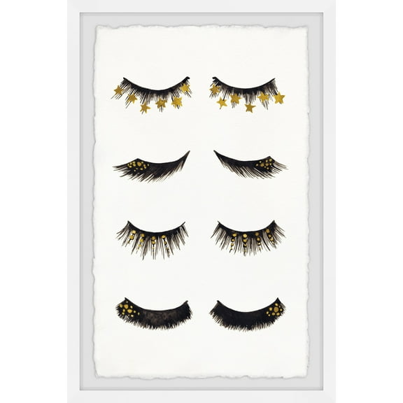 Marmont Hill Assorted Eyebrows Framed Painting Print
