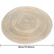 thumbnail image 1 of Mantel individual redondo de hilo de algodón tejido ShuxiuWang 8390614285743, 1 of 1