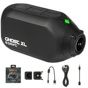Drift Ghost XL Action Camera, 1080P FHD 30FPS Video, 300 Degree Rotating Lens, 9 Hour Battery Life, IPX7 Waterproof Motorcycle Camera, Support External Mic and Accessories Kit
