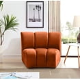thumbnail image 2 of Meridian Furniture Infinity Cognac Velvet Modular Chair, 2 of 6