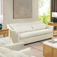 thumbnail image 3 of Jennifer Taylor Home Ada Modern Fabric Sofa with Flared Arm in Flax White, 3 of 9