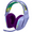 Lilac, variant on Logitech G733 LIGHTSPEED Wireless Gaming Headset with suspension headband, LIGHTSYNC RGB, Blue VO!CE mic technology and PRO-G audio drivers, Black