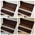 thumbnail image 6 of Pure Era Non-Slip Carpet Stair Tread Landing Mat Indoor Doormat Floor Mat Shag Soft for Kitchen Bathroom Washable 2’x3’ Deep Brown, 6 of 6