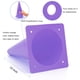 thumbnail image 2 of Conos de Entrenamiento de Tráfico Fragraim Paquete de 12 en Morado de 30 cm, 2 of 6