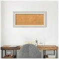 thumbnail image 5 of Amanti Art Natural Cork Board Framed Trio White Wash Silver Bulletin Board 34 in. x 16 in., 5 of 7