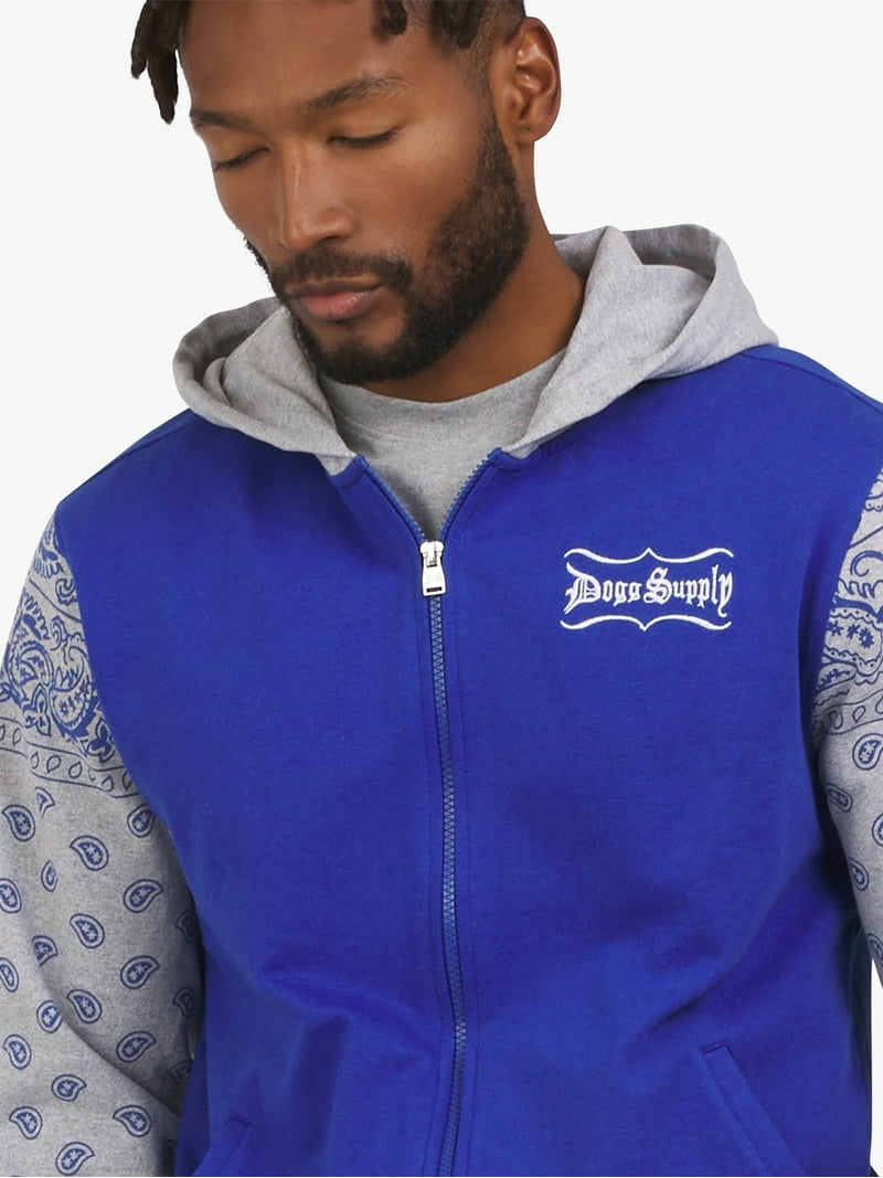 Dogg Supply Varsity Zip Hoodie, Men's XS-5XL, All-Gender