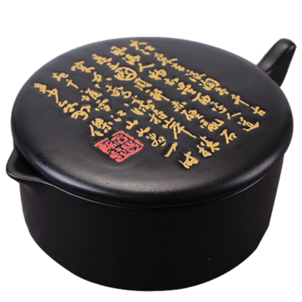 Masteelf  Mochi Inkstone Grinding Painting Supplies Child Student Black